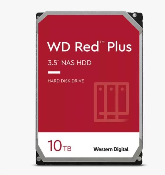 WD RED PLUS NAS WD101EFBX 10TB SATAIII/ 600 256MB cache,  215MB/ s CMR