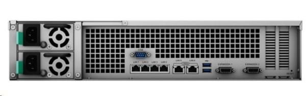 Synology RS3621xs+ RackStation (8C/ XeonD-1541/ 2, 1-2, 7 GHz/ 8 GBRAM/ 12xSATA/ 2xUSB3.0/ 4xGbE/ 2x10GbE/ 2xPCIe)3