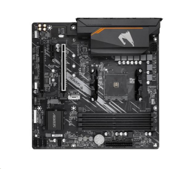 GIGABYTE MB Sc AM4 B550M AORUS ELITE, AMD B550, 4xDDR4, 1xHDMI, 1xDVI, mATX1