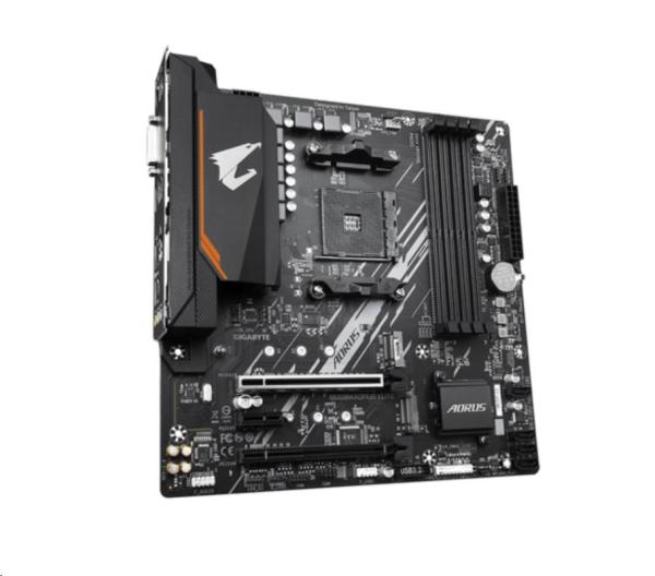GIGABYTE MB Sc AM4 B550M AORUS ELITE, AMD B550, 4xDDR4, 1xHDMI, 1xDVI, mATX3
