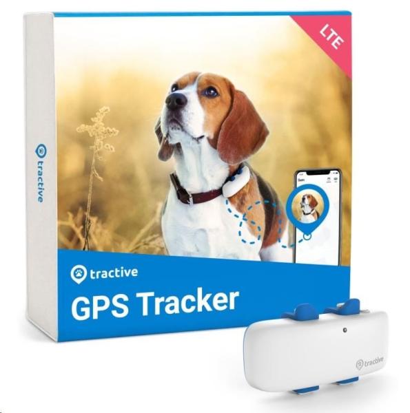 Tractive GPS DOG 4 LTE – sledování polohy a aktivity pro psy - bílá