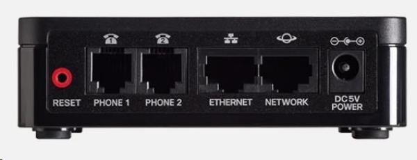 Cisco ATA192,  multiplatformný telefónny adaptér VoIP,  2xRJ-45, 2xRJ-11,  2xSIP