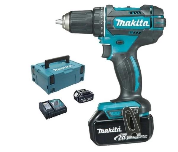 Makita DDF482RFJ aku vrtací šroubovák Li-ion 18V/ 3, 0 Ah