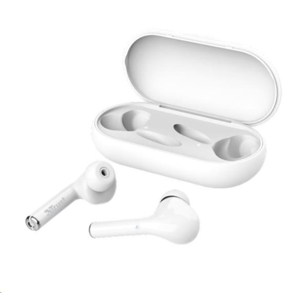 TRUST sluchátka NIKA Touch Bluetooth Wireless Earphones,  white/ bílá4