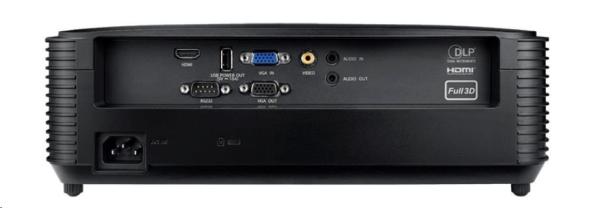Optoma projektor W371 (DLP,  FULL 3D,  WXGA,  3 800 ANSI,  HDMI,  VGA,  RS232,  10W speaker)5