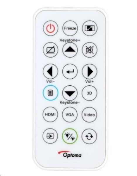 Optoma projektor W371 (DLP,  FULL 3D,  WXGA,  3 800 ANSI,  HDMI,  VGA,  RS232,  10W speaker)6