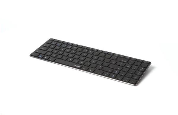 RAPOO klávesnice E9100M,  bezdrátová,  Ultra-slim,  CZ/ SK,  černá1