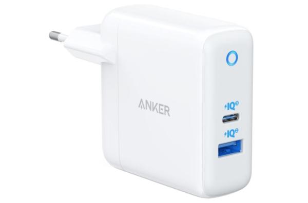 Anker PowerPort Atom III 45W,  USB-C + 15W USB-A,  Power IQ 3.0,  biela