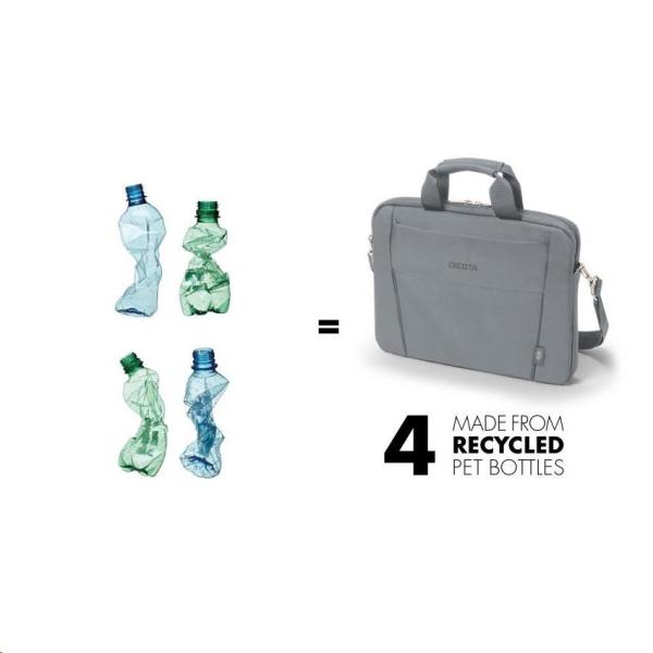DICOTA Eco Slim Case BASE 13-14.1 Sivá2