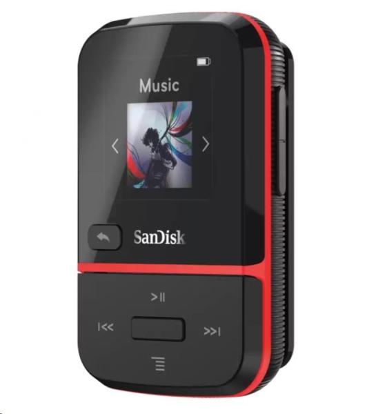 SanDisk Clip Sport Go MP3 Player 16GB,  Red1