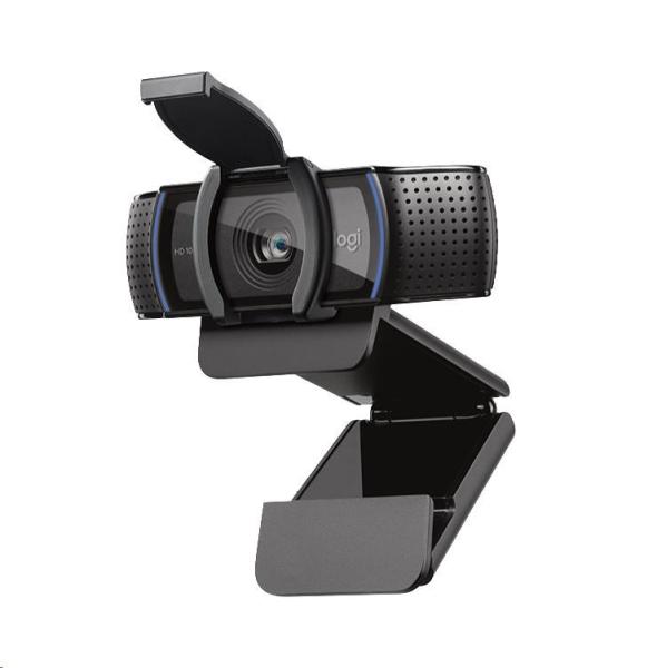 Logitech HD Webcam C920S,  kamera vrátane. čiapky2