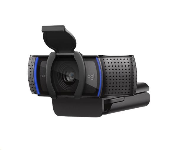Logitech HD Webcam C920S,  kamera vrátane. čiapky0