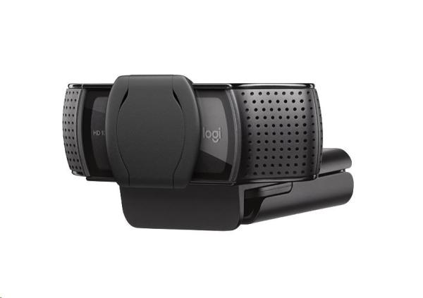 Logitech HD Webcam C920S,  kamera vrátane. čiapky3