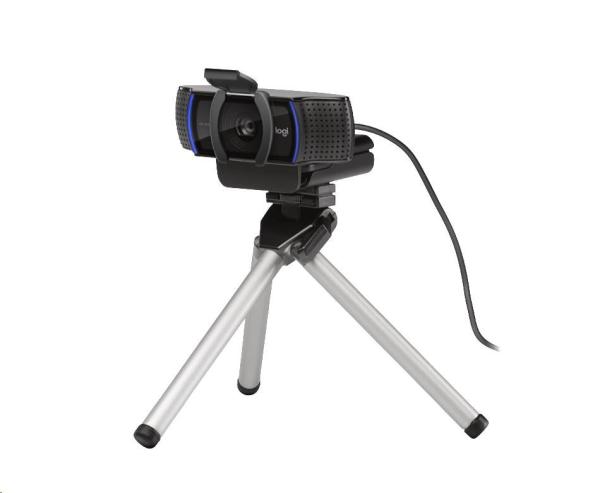 Logitech HD Webcam C920S,  kamera vrátane. čiapky4