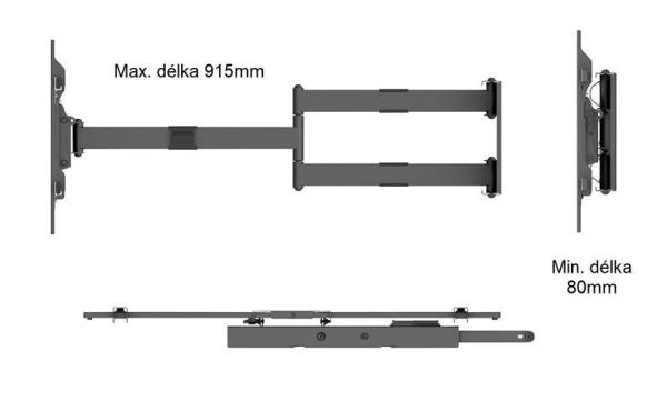 Držák na televizi Ergosolid Onyx-20
3