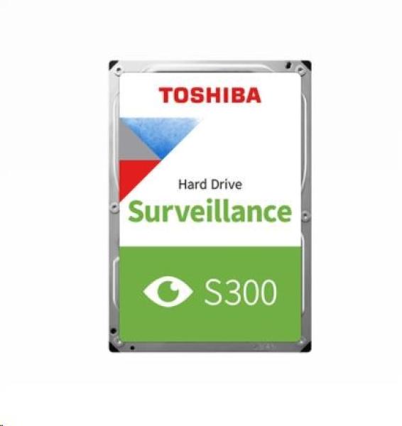 TOSHIBA HDD S300 Surveillance (CMR) 1TB,  SATA III,  5400 otáčok za minútu,  128MB cache,  3, 5