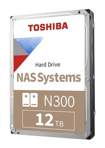 TOSHIBA HDD N300 NAS 12TB,  SATA III,  7200 otáčok za minútu,  256MB cache,  3, 5",  BULK1