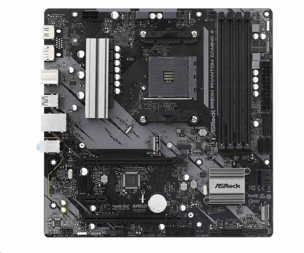 ASRock MB Sc AM4 B550M PHANTOM GAMING 4,  AMD B550,  4xDDR4,  1xDP,  1xHDMI,  mATX1
