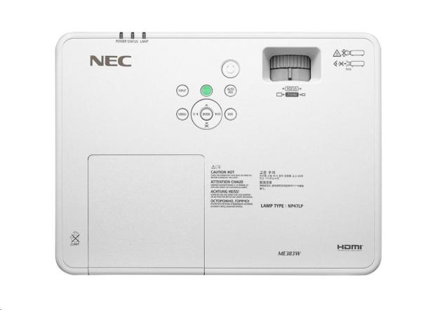 NEC Projektor 3LCD ME383W 3800 Ansi 3LCD /  WXGA /  1280x800 /  Ratio 1.2-2.1:1,  16000:11