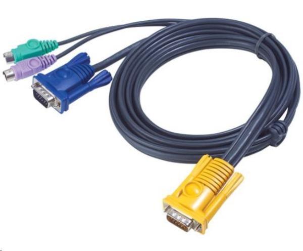 Kábel ATEN KVM k CS-12xx,  PS/ 2,  3 m