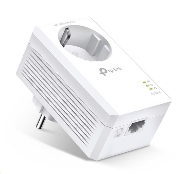 TP-Link TL-PA7017P průchozí powerline adaptér (AV1000, 1xGbE,  HomePlug AV2)