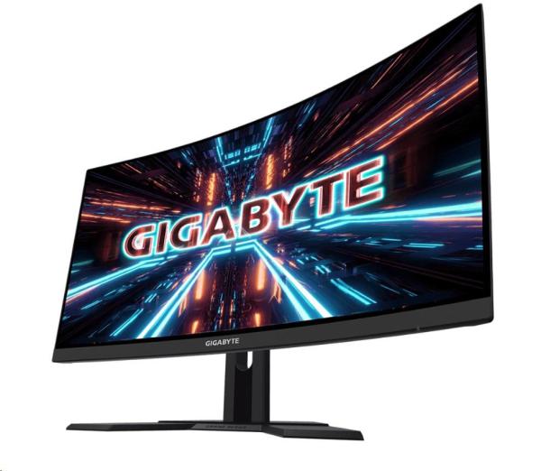 GIGABYTE LCD - 27" herný monitor G27FC A,  1920x1080,  12:M1,  250cd/ m2,  1ms,  2xHDMI,  1xDP,  zakrivenie,  VA 1500R0