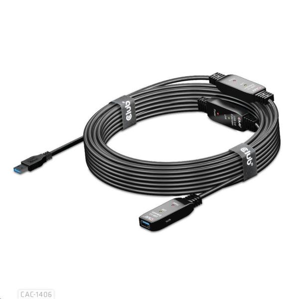 Kábel USB Club3D 3.2 Kábel aktívneho opakovača Gen1 M/ F 28AWG,  15 m2