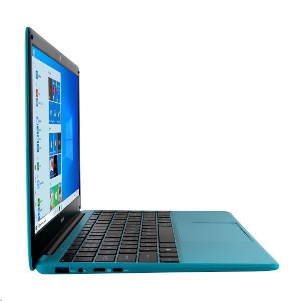 UMAX NB VisionBook 14Wr Turquoise - 14,1" IPS FHD 1920x1080, Celeron N4020@1,1 GHz, 4GB,64GB, Intel UHD,W10P, tyrkysová0