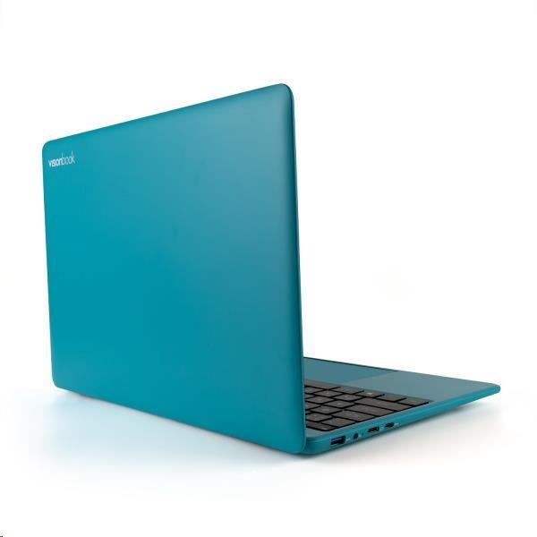 UMAX NB VisionBook 14Wr Turquoise - 14, 1" IPS FHD 1920x1080,  Celeron N4020@1, 1 GHz,  4GB, 64GB,  Intel UHD, W10P,  tyrkysová6