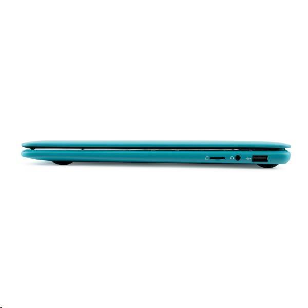 UMAX NB VisionBook 14Wr Turquoise - 14,1" IPS FHD 1920x1080, Celeron N4020@1,1 GHz, 4GB,64GB, Intel UHD,W10P, tyrkysová4