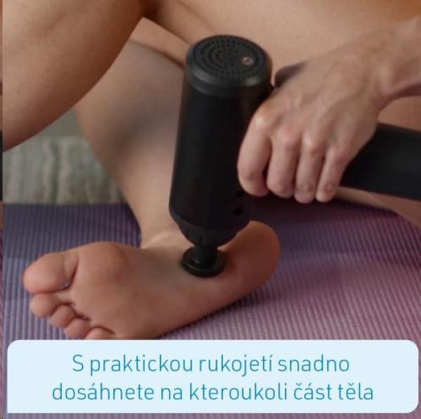 Kendox masážní pistole Muscle Relief,  černá,  20 W ~ 50 W6