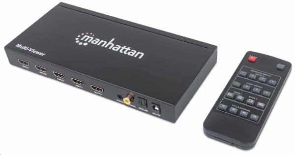 Manhattan HDMI Switch,  1080p 4-portový HDMI multiprepínač,  čierny5