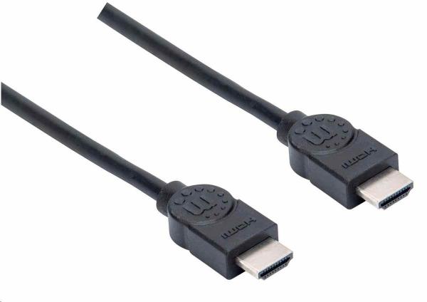 Manhattan HDMI kábel,  ARC,  3D,  4K@30Hz,  tienený,  1.5 m,  čierna2