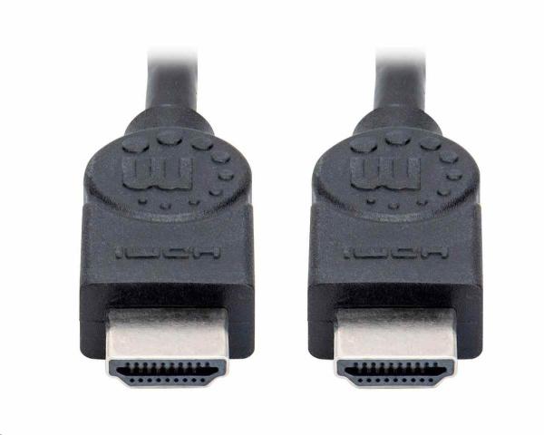 Manhattan HDMI kábel,  ARC,  3D,  4K@30Hz,  tienený,  1.5 m,  čierna1