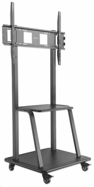 Manhattan univerzální TV vozík,  Universal Heavy Duty TV Cart,  37" až 100" TV,  černá0