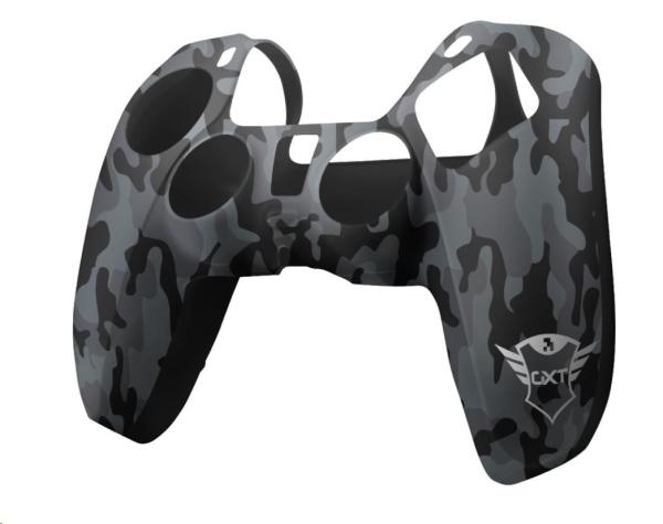 TRUST Obal na ovladač GXT 748 Controller Silicone Sleeve PS5,  black camo1