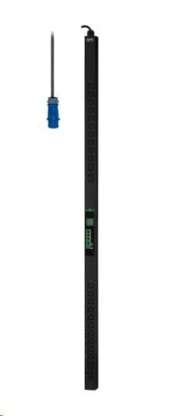 APC Easy PDU,  spínaná,  ZeroU,  32A,  230V,  (20)C13 a (4)C19,  IEC 60309 32A 2P + E (3m)