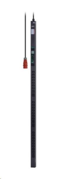 APC Easy PDU, spínaná, Zero U, 11 kW, 230 V, (21)C13 a (6)C19, IEC 60309 16A 3P + N + PE (2 m)