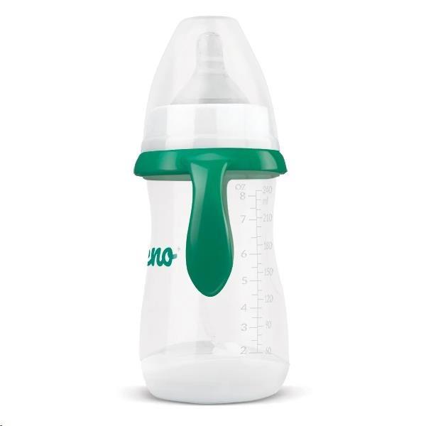 Neno Bottle Baby 240 kojenecká láhev,  PP /  silikon,  240 ml,  antikolikový systém2