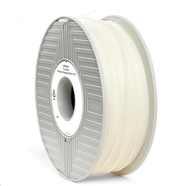 VERBATIM Filament pre 3D tlačiarne PLA 2.85mm, 126m, 1kg prírodná priehľadná (stará PN 55282)0