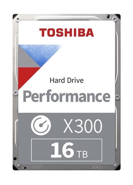 TOSHIBA HDD X300 16TB,  SATA III,  7200 otáčok za minútu,  512 MB cache,  3, 5