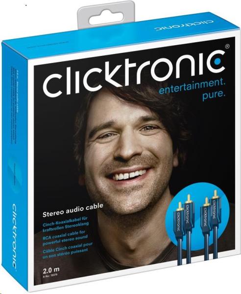 Kábel ClickTronic HQ OFC 2x Cinch - 2x Cinch RCA,  M/ M,  10 m2