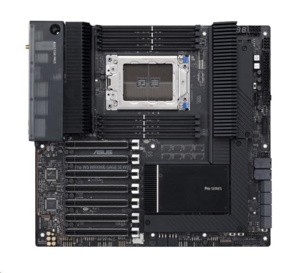 ASUS MB Sc sWRX8 PRO WS WRX80E-SAGE SE WIFI,  AMD WRX80,  8xDDR4,  WI-FI,  E-ATX4
