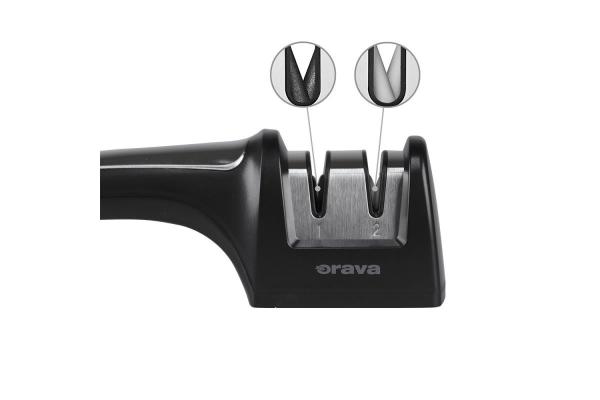 ORAVA BN-10 brousek nožů, manuální, diamantové / keramické kotouče, Soft Touch rukojeť2