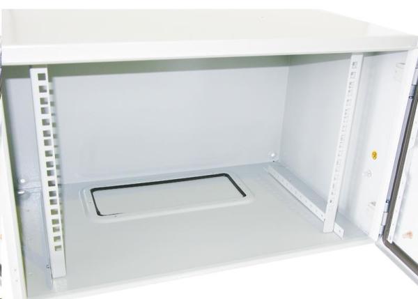 XtendLan 19" venkovní vodotěsný rozvaděč 6U 600x400,  krytí IP55,  nosnost 65kg,  šedý6