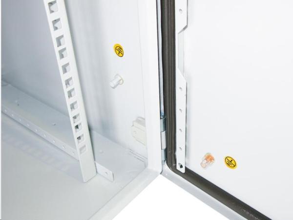 XtendLan 19" venkovní vodotěsný rozvaděč 6U 600x400,  krytí IP55,  nosnost 65kg,  šedý2
