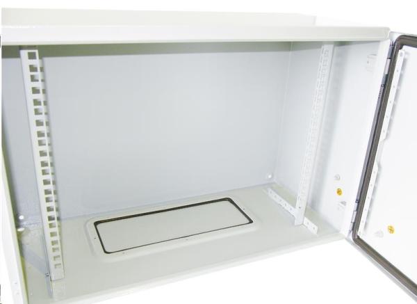 XtendLan 19" venkovní vodotěsný rozvaděč 7U 22U 600x400,  krytí IP55,  nosnost 65kg,  šedý3