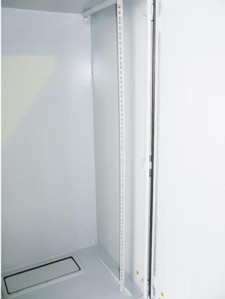 XtendLan 19" venkovní vodotěsný rozvaděč 22U 22U 600x600,  krytí IP55,  nosnost 65kg,  3-bodový zámek,  šedý0