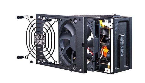 Cooler Master zdroj V850 SFX,  92mm,  80+ Gold,  Plně modulární,  SFX 3.421