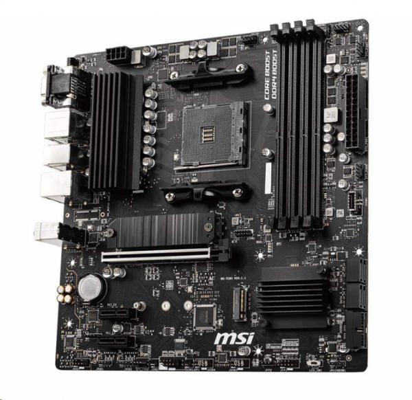 MSI MB Sc AM4 B550M PRO-VDH, AMD B550, 4xDDR4, 1xDP, 1xHDMI, 1xVGA, mATX3
